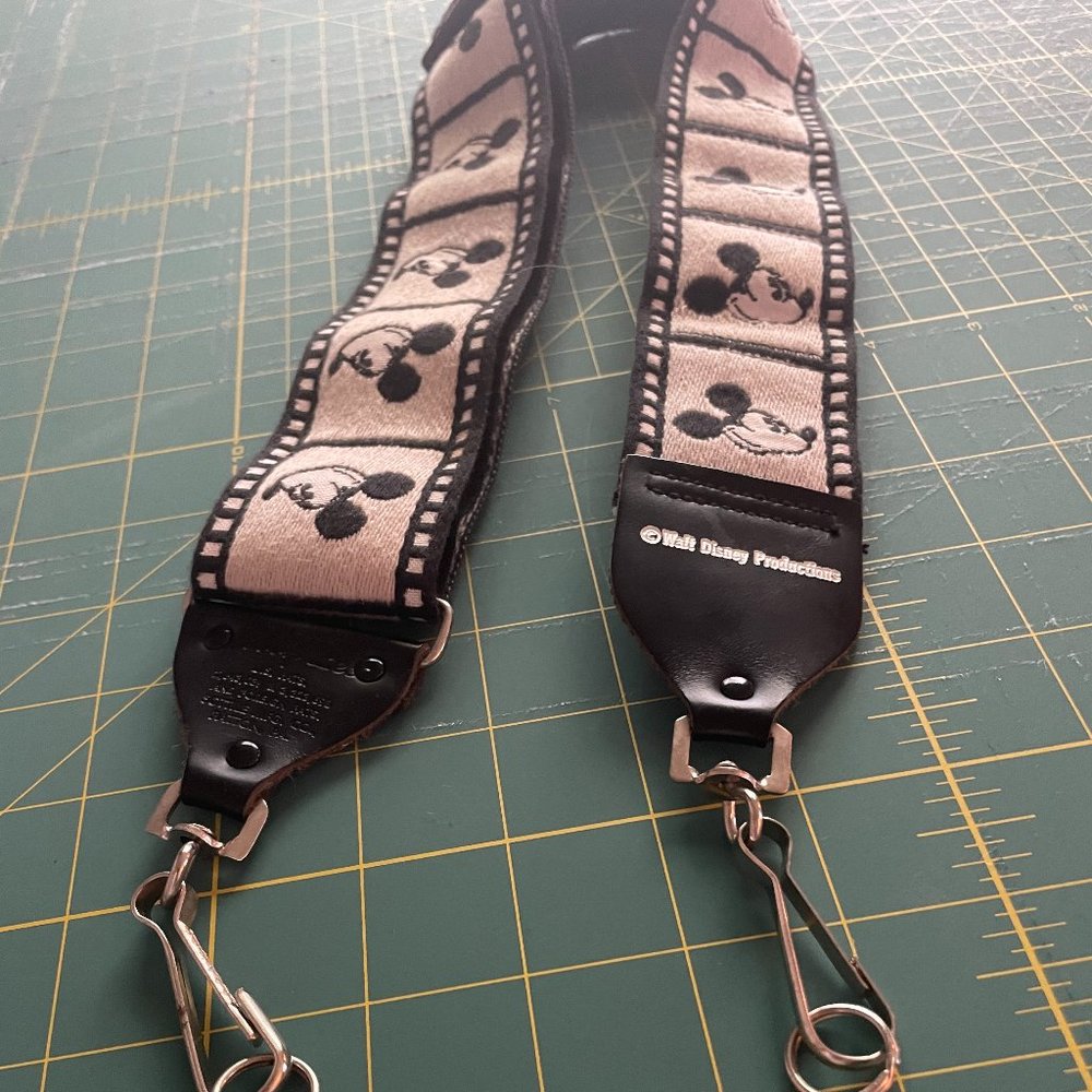 Vintage Mickey Mouse camera strap